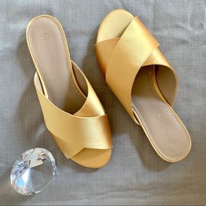 The Drop Bristol Cross Star Flat Sandal